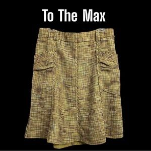 To The Max (NWOT) Women’s Tweed A-Line fully lined Skirt Size 10